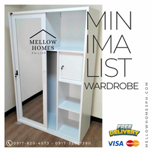 Load image into Gallery viewer, 2-Door Sliding Wardrobe Cabinet