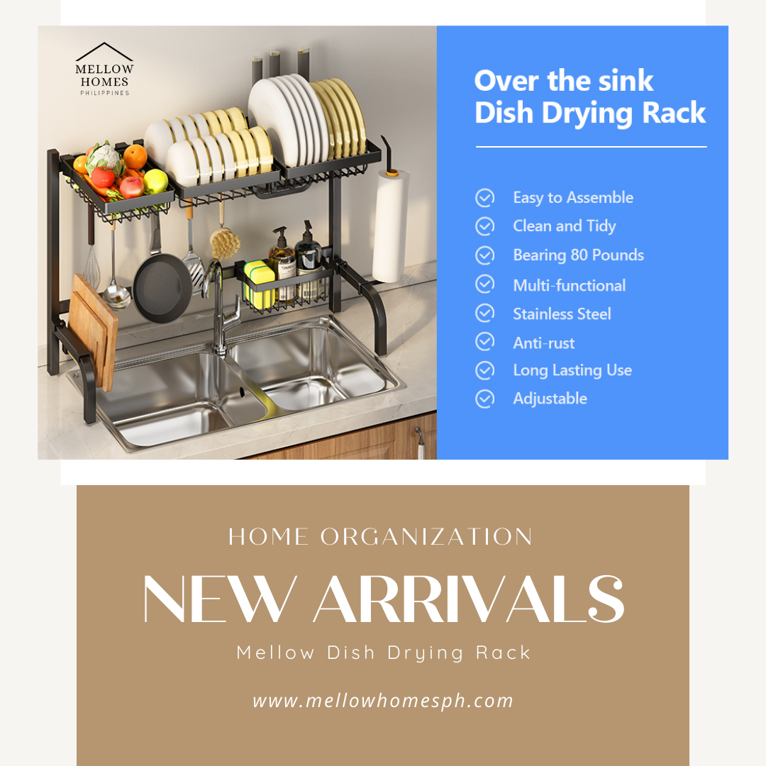 Over The Sink Dish Drying Rack, Width Hight Adjustable Dish Dryer