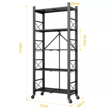 Load image into Gallery viewer, Diagonal Moveable and Collapsible Rack
